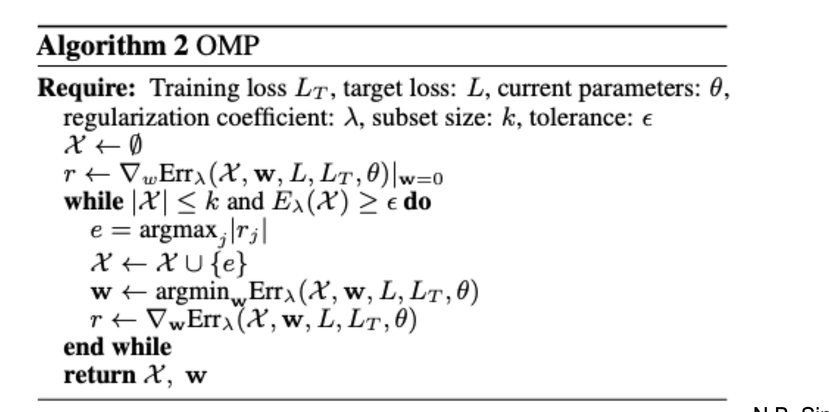 GRAD-MATCH Procedure